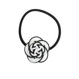 【送料無料】 水引カメリアゴム 椿 | ヘアゴム 水引 ツバキ カメリア 伝統工芸 和装 縁結び 2WAY ブレスレット ギフト プレゼント 日本製 ハンドメイド おしゃれ かわいい 上品 普段使い お土産 三重県 伊勢 外宮参道COMISE