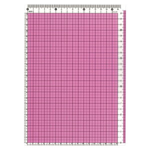 共栄プラスチック カラー方眼下敷 B5 CPK-B5-B CPK-B5-G CPK-B5-Y CPK-B5-P 筆記用具 したじき 下敷き 方眼付き 定規付き