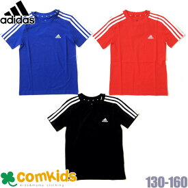 adidas アディダス B ESS 3ストライプ半袖Tシャツ キッズ Tシャツ ジュニア 子供用 クルーネック　カジュアル スポーツ　運動