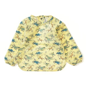 ampersand アンパサンド スモック 子供 キッズ 幼稚園 通園グッズ 入学準備 スモック 長袖 プルオーバー エプロン 遊び着 汚れ防止 習字 書道 図工