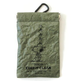 POY ポーイ PEANUTS クラフト　 スヌーピー　ピーナッツ　キャラクター 携帯ゴミ箱　ミニポーチ