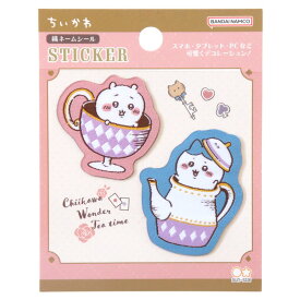 ちいかわ　織ネームシール　WanderTeatime　ワンダーティータイム　シールセット　デコレーション かわいい 織りネーム　文房具　キャラクター　ちいかわ　ハチワレ　うさぎ あのこ　モモンガ　古本屋
