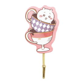 ちいかわ　木製マグネットフック Wander Teatime 磁石 キッチン　冷蔵庫　キャラクター　ちいかわ　ハチワレ　うさぎ　モモンガ あのこ　古本屋