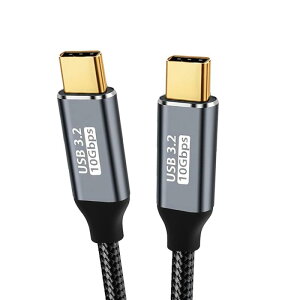 USB Type-C �P�[�u�� 100W PD�}���[�d USB3.2 Gen2�i10Gbps�j�����f�[�^�]�� 4K/60Hz�f���o�͑Ή� E-Marker���� ���ϋv�i�C�����ґg Pixel/Galaxy/MacBook/Surface/Dell/Chr