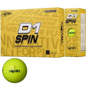 �{�ԃS���t HONMA �{�[�� D1 SPIN �{�[�� 1�_�[�X(12����)