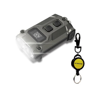 �y��5cm�E20g�̍����\���C�g�F���{���K�z�k�L�[�`�F�[���t���lNITECORE TINI3 �~�j���C�g �L�[�z���_�[ USB-C�[�d�� 600���[���� IP54�h���h�o ���@�\ ���^ �����d�� ������ 2�N