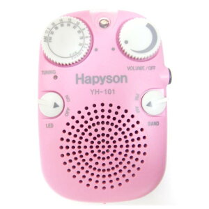 �n�s�\��(Hapyson) LED���C�g�t���h�����W�I �s���N YH-101-P