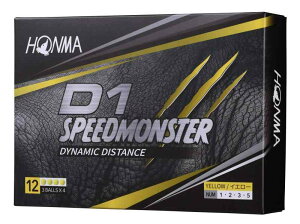 �{�ԃS���t HONMA �S���t�{�[�� D1 SPEED MONSTER �X�s�[�h�����X�^�[ 1�_�[�X 12��