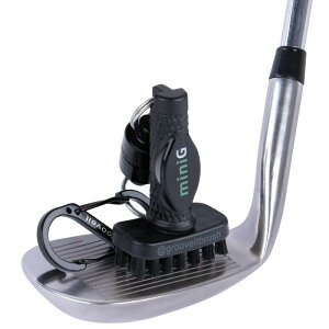 Grooveit MiniG The Dry Scrubber - Mini Golf Club Brush - Heavy-Duty Nylon Bristles - 3-Yr Warranty - Part of Any Golf Club Clea