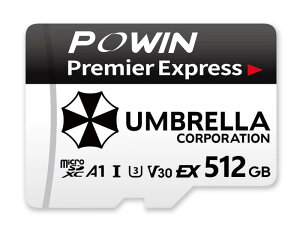 POWIN �w�o�C�I�n�U�[�h ���N�C�G���x microSD EXPRESS �J�[�h 512GB Nintendo Switch 2�Ή� �ő�Ǎ�900MB/s ����720MB/s ���C�t�^�C�� A1 V30 U3 C10 UHS-I (512, GB)