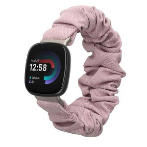 kwmobile Fitbit Versa 4 / Sense 2 / Versa 3 / Sense�Ή� �o���h - �����x���g �V���V�� �S�� �R�b�g�� 13-16 cm - ���F/���F