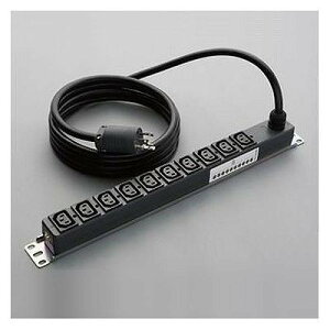 200V�R���Z���g 19�C���`���b�N�c�E����t���p����t 20A 250V C13×10�� L6�|20P�t ME8655TA3