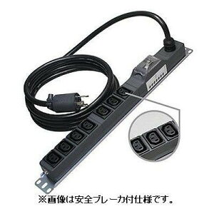 200V�R���Z���g 19�C���`���b�N�p 16A 250V C13×7�� 20A�R�d�u���[�J L6�|20P�t ME8637TA1