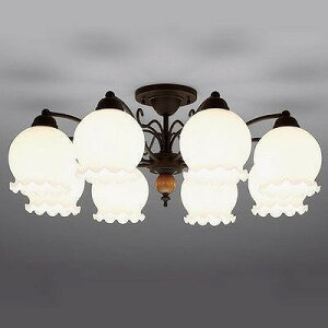 LEDシャンデリア 〜12畳 E26 LED電球9.1W×8灯 電球色 CD4291L 山田照明 おしゃれ モダン 北欧 アンティーク レトロ 高級感 モダン クラシック 寝室 大人 シンプル デザイン