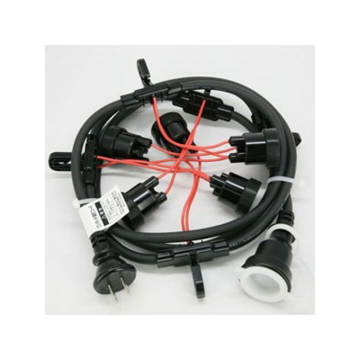 楽天市場】長谷川製作所 ワンタッチ提灯コード 屋外用 5灯 全長5m  