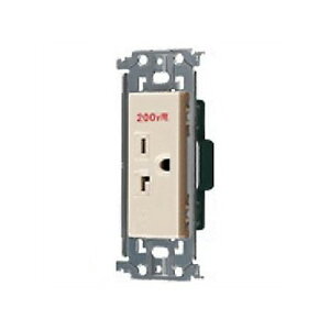 �p�i�\�j�b�N 15A�E20A���p�����ڒn�R���Z���g �����g�t 20A 250V �x�[�W�� WTL19223F