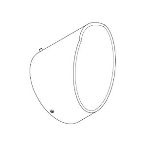 �t�[�h �J�b�g�^�C�v MiddleSpot�p ��176mm TG�|399