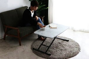 リフトテーブル 昇降式テーブル 昇降テーブル 高さ調節 高さ調整 センターテーブル ソファテーブル リビングテーブル リフトアップテーブル おしゃれ 一人暮らし 長方形 北欧 モダン かっ