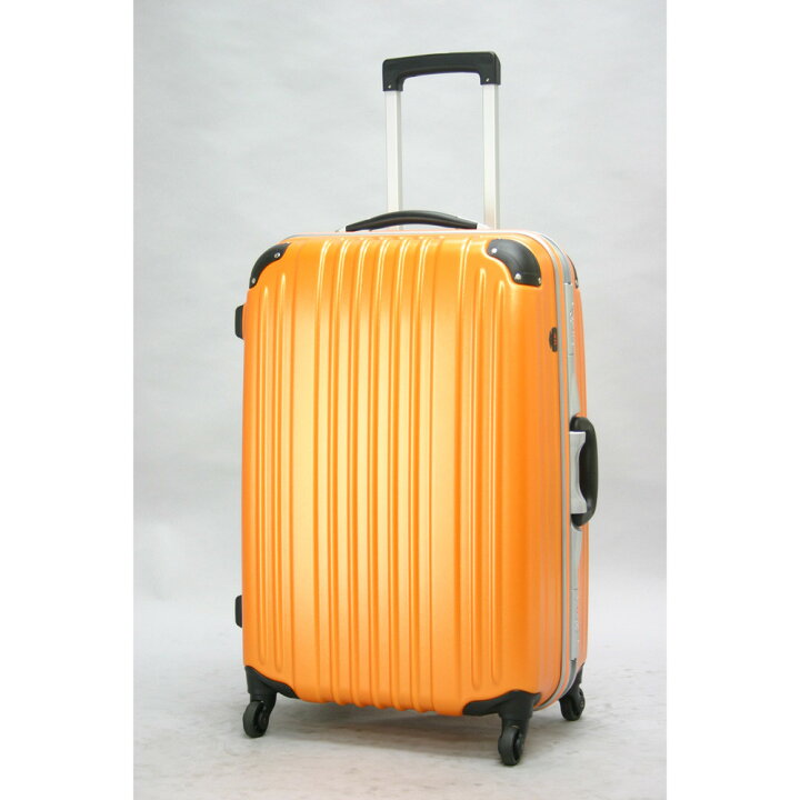 楽天市場】ハードキャリー オレンジ TSAロック 4輪キャスター キャリー  