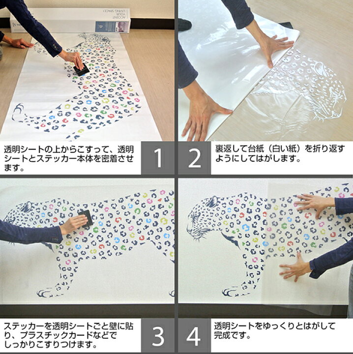 楽天市場 転写タイプ 大判 高級 ウォールステッカー モンステラ Fucoa Cl