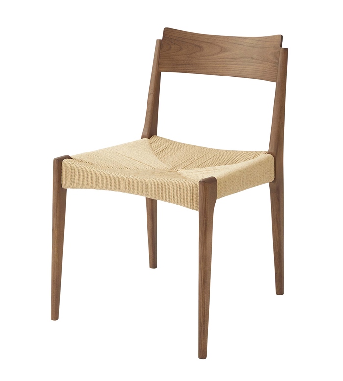 ペーパーコードチェア おしゃれ 木製 天然木 ダイニングチェア いす 椅子 北欧 ナチュラル シンプル ヴィンテージ リビング カフェ 食卓椅子 ブラウン
