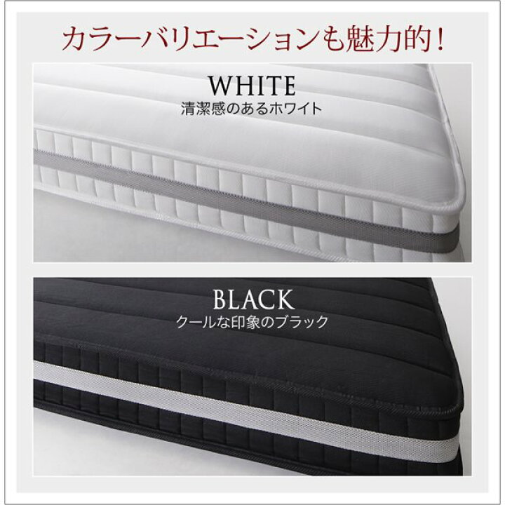 楽天市場】フロアベッド セミダブル マットレス付き 棚付き コンセント 