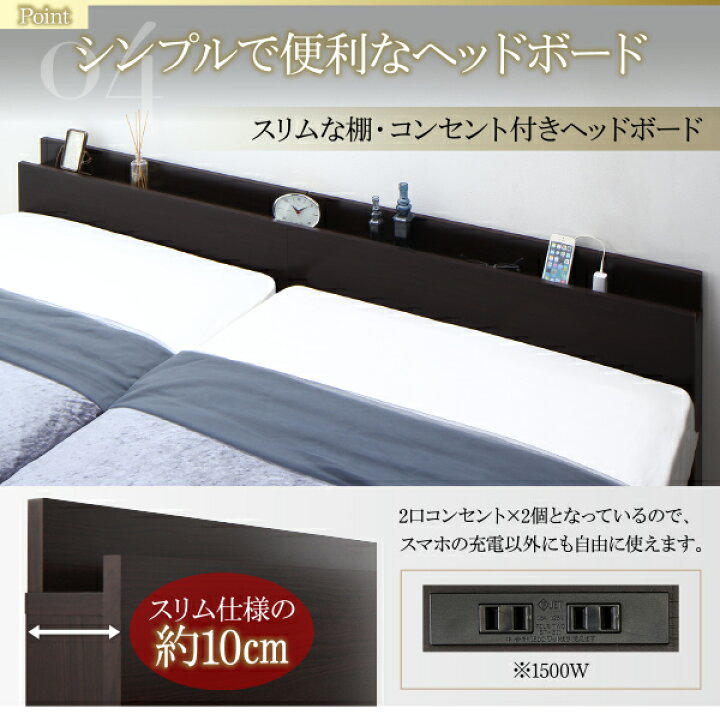 楽天市場】跳ね上げ式ベッド ワイドK200 [薄型プレミアムポケット 