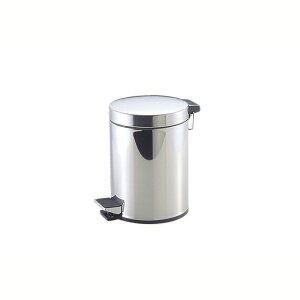 カリス2 ステンレス製ペダルペール5L ゴミ箱 ダストボックス くず入れ ごみ入れ ペダル ふた付き 蓋付き おしゃれ