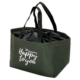 レジカゴinバッグ Happy エコバッグ ショッピングバッグ 保冷 大容量 買い物かばん 折り畳み 折りたたみ ショッピングエコバッグ
