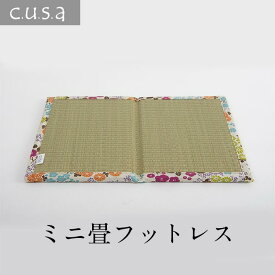 介護 サポート ヘルスケア デスクワーク用 足元クッション い草 約30×42cm 足置きシート い草クッション 吸湿 消臭 すべり止め 滑り止め加工 コンパクト 折り畳み