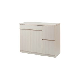 キャビネット 完成品 幅104.5cm ハイタイプ パソコンデスク 国産 スクエアキャビネット 作業台 ワークデスク 勉強机 おしゃれ 北欧 木製 一人暮らし コンパクト シンプル 高級感 省スペース PCデスク ホワイト ナチュラル 日本製 おしゃれ 送料無料