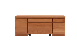 パソコンデスク ロータイプ 幅120cm 完成品 国産 PCデスク アルダー 天然木 北欧 シンプル ナチュラル パソコンデスク ローデスク リビング ロー コンパクト 木製 スライド テーブル スライド