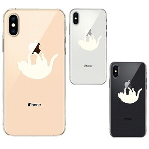 �P�i iPhoneX iPhoneXS ���C�����X�[�d�Ή� �\�t�g �N���A ���� �P�[�X �J�o�[ �Ԃ炳����l�R �z���C�g ��������
