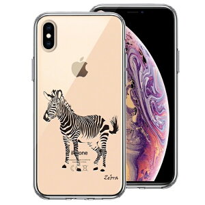 Pi iPhoneX iPhoneXS ʃ\tg wʃn[h nCubh NA P[X V}E} [u ZEBRA 