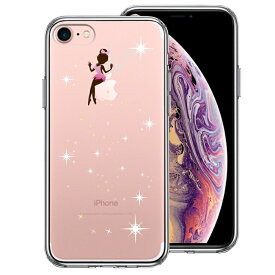 単品 iPhone7 側面ソフト 背面ハード ハイブリッド クリア ケース ファンタジーシリーズ　ピーターパン 妖精 2