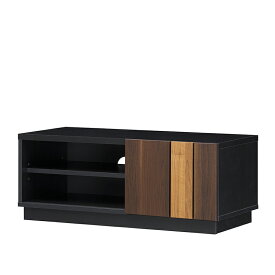 テレビ台 テレビボード ローボード 32インチ 幅90cm テレビステーション 寄木調 ストライプ 小さめ 小さい ティレスタ スライド扉 目隠し 木製 収納棚 リビングボード リビング収納 コンパクト 北欧 1人暮らし シンプル おしゃれ ブラック 黒 送料無料