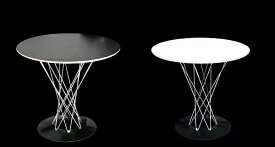 サイクロンテーブル 80cm ダイニングテーブル カフェテーブル コーヒーテーブル バーテーブル おしゃれ 北欧 デザインテーブル 高級感 デザイナーズ リプロダクト ブラック ホワイト 円形 丸型 かっこいい シンプル モダン モード 食卓テーブル 丸テーブル スタイリッシュ