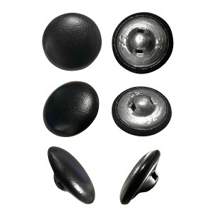 haoa ボタン 6個セット 直径15mm 18mm 20mm くるみボタン 包みボタン 革くるみ 丸ぼたん 足つきボタン カバーボタン スーツボタン 革ボタン 2cm 2センチ 20ミリ 艶あり 洋裁 洋服 手芸 クラフト