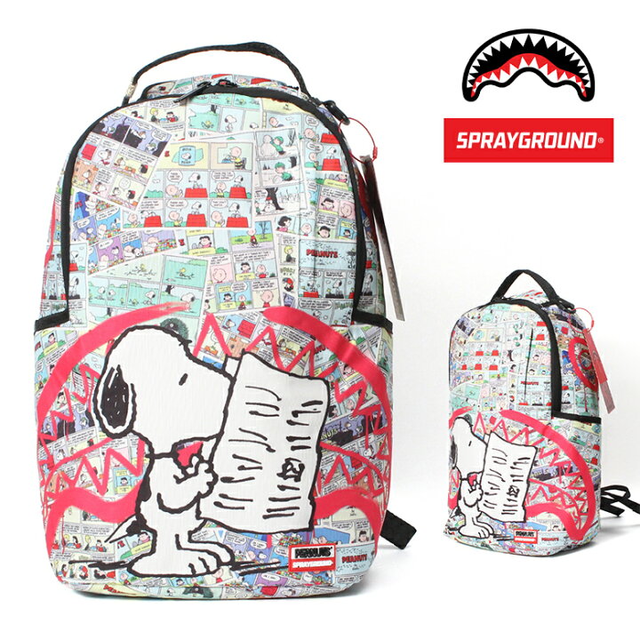 楽天市場】SPRAY GROUND スプレイグラウンド SNOOPY COMIC ART 