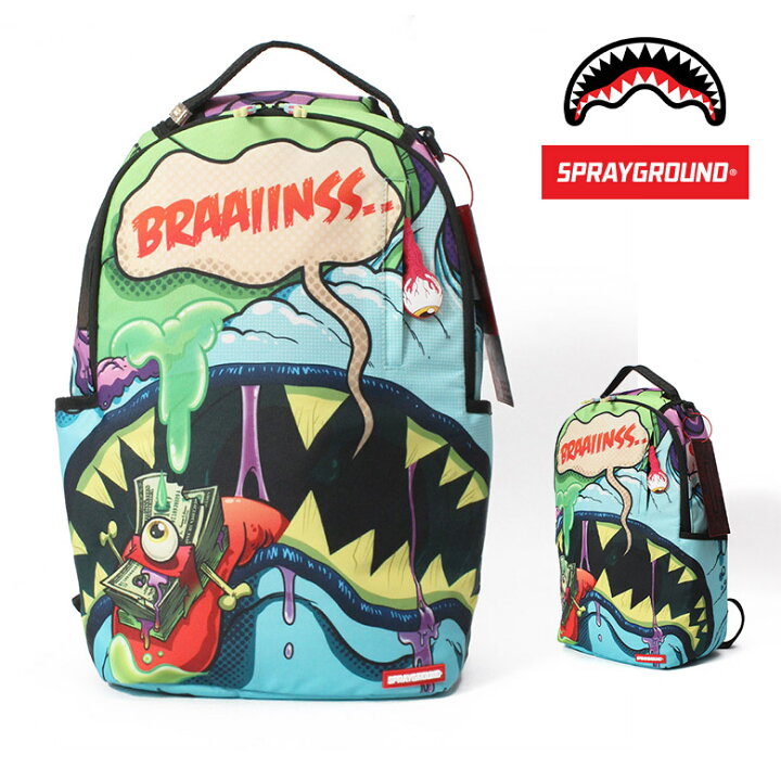 楽天市場】SPRAY GROUND スプレイグラウンド BLUE ZOMBIE SHARKMOUTH 