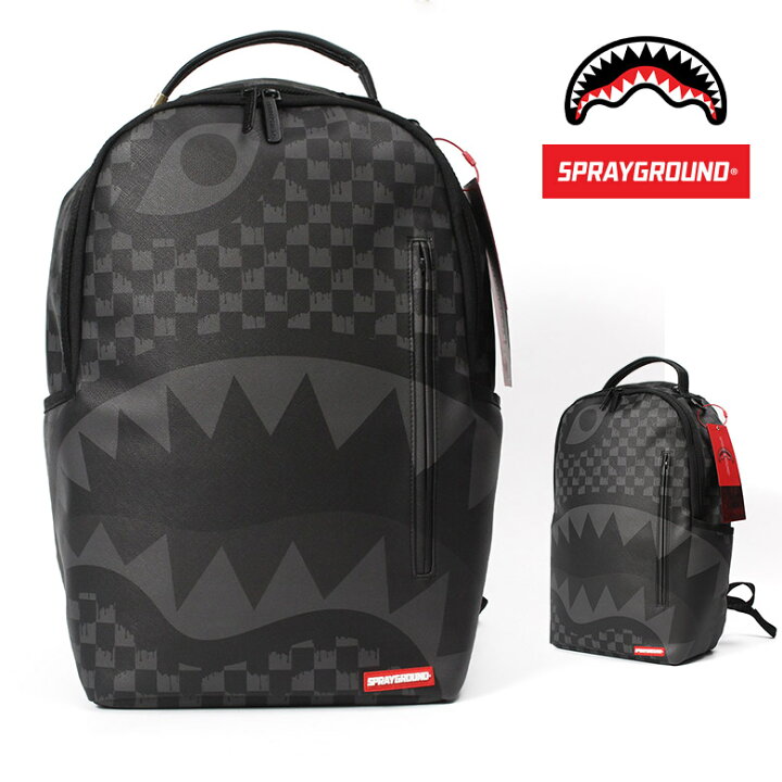 楽天市場】SPRAY GROUND スプレイグラウンド HANGOVER GREY DRIP CHECK 