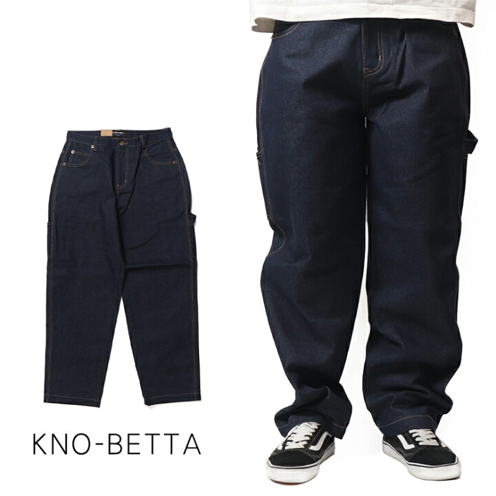 楽天市場】KNO-BETTA ノーベター 999 BAGGY DENIM インディゴ バギー