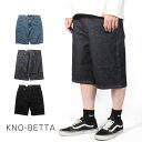 KNO-BETTA ノーベター 998 5 POCKETS DENIM SHORTS ストレートパンツ デニムパンツ 5ポケット ジーンズ メンズ ボトムス ベルト ショーツ ショートパンツ ハーフパンツ ストリート LA 厚手 ストリート系 大きいサイズ スケートボード スケーター ストリートファッション