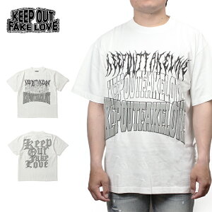 �y30%OFF�z KEEP OUT FAKE LOVE HARDCORE OVERSIZED BOX S/S TEE ���S �C�O�u�����h �C���|�[�g �����Y �q�b�v�z�b�v B�n �X�g���[�g �l�C �u�����h ���� �{�b�N�X �� T�V���c ����T�V���c ������ �V���v�� ����