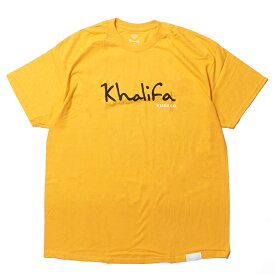 DIAMOND SUPPLY.CO O.G Script Khalifa Tee Gold ロゴ 海外ブランド インポート メンズ ヒップホップ B系 ストリート 人気 ブランド 半袖 プリント Tシャツ 半袖Tシャツ 半そで ロゴ メンズ 海外ブランド 個性的 インポート