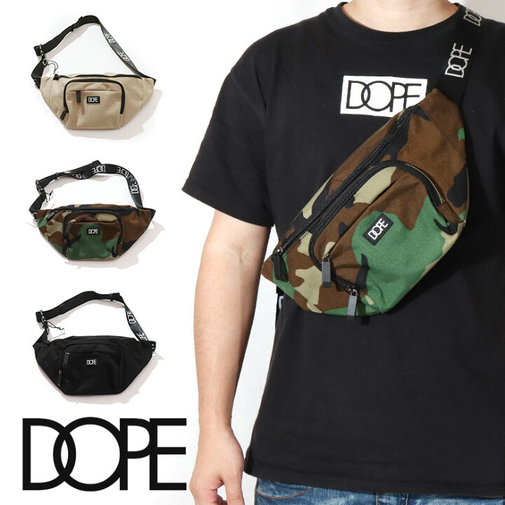 楽天市場】【70%OFF】 DOPE ドープ ボックス ロゴ ボディ バッグ 