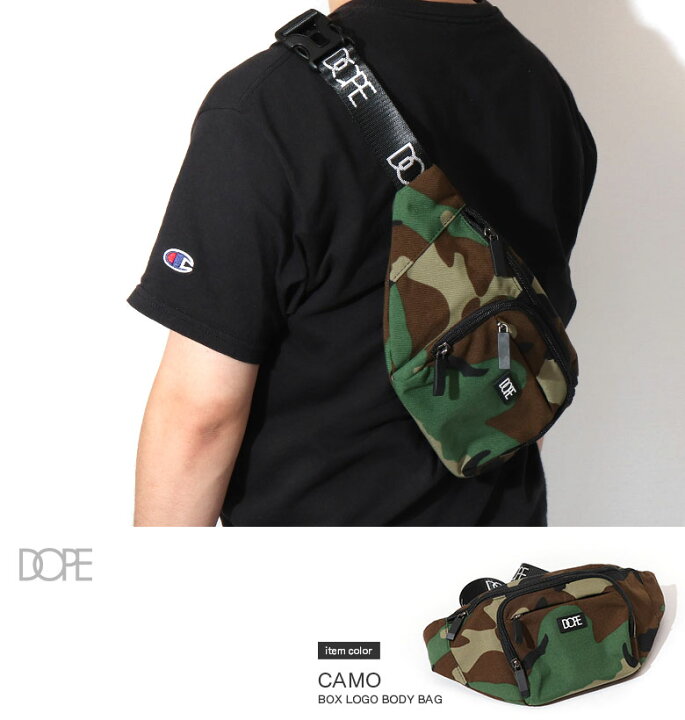 楽天市場】【70%OFF】 DOPE ドープ ボックス ロゴ ボディ バッグ 