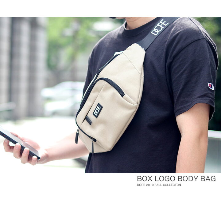 楽天市場】【70%OFF】 DOPE ドープ ボックス ロゴ ボディ バッグ 