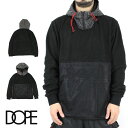 【70%OFF】 DOPE ドープ Emerson Fleece Anorak フリース アノラック アノラックジャケット ジャケット スポーツ カジュアル フリースジャケット パーカー メンズ B系 ストリート系 大きいサイズ XXL 2XL 3L ファッション 服 おしゃれ かっこいい 人気 ブランド dope couture
