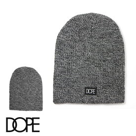 【50%OFF】 DOPE ドープ Core Knit Beanie キャップ ニットキャップ ニット帽 ビーニー スキー スノボ 帽子 CAP メンズ B系 ストリート系 ブラック グレー ファッション 服 おしゃれ かっこいい 人気 ブランド